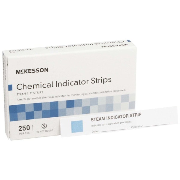 Mckesson Sterilization Chemical Indicator Strip, 4 Inch, 250PK 73-SIS250 - main